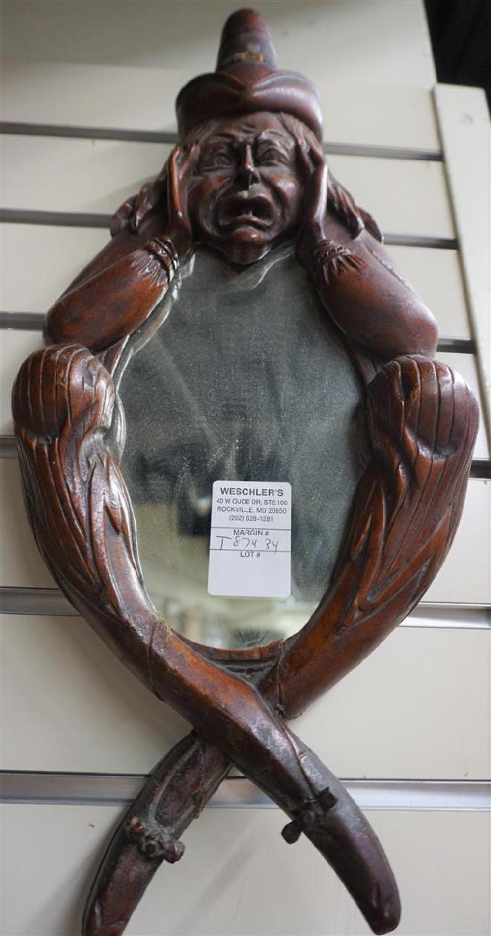 EUROPEAN CARVED WOOD FIGURAL