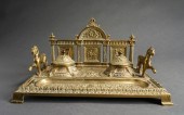 EUROPEAN CAST BRASS STANDISH,