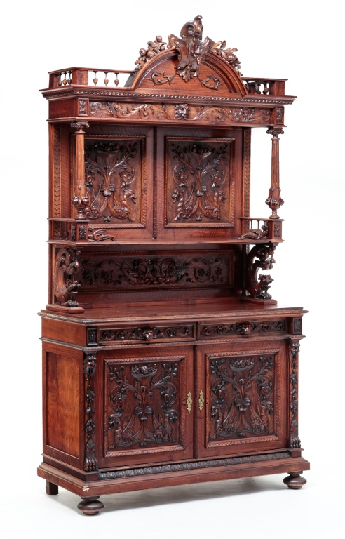 EUROPEAN COURT CUPBOARD. Late