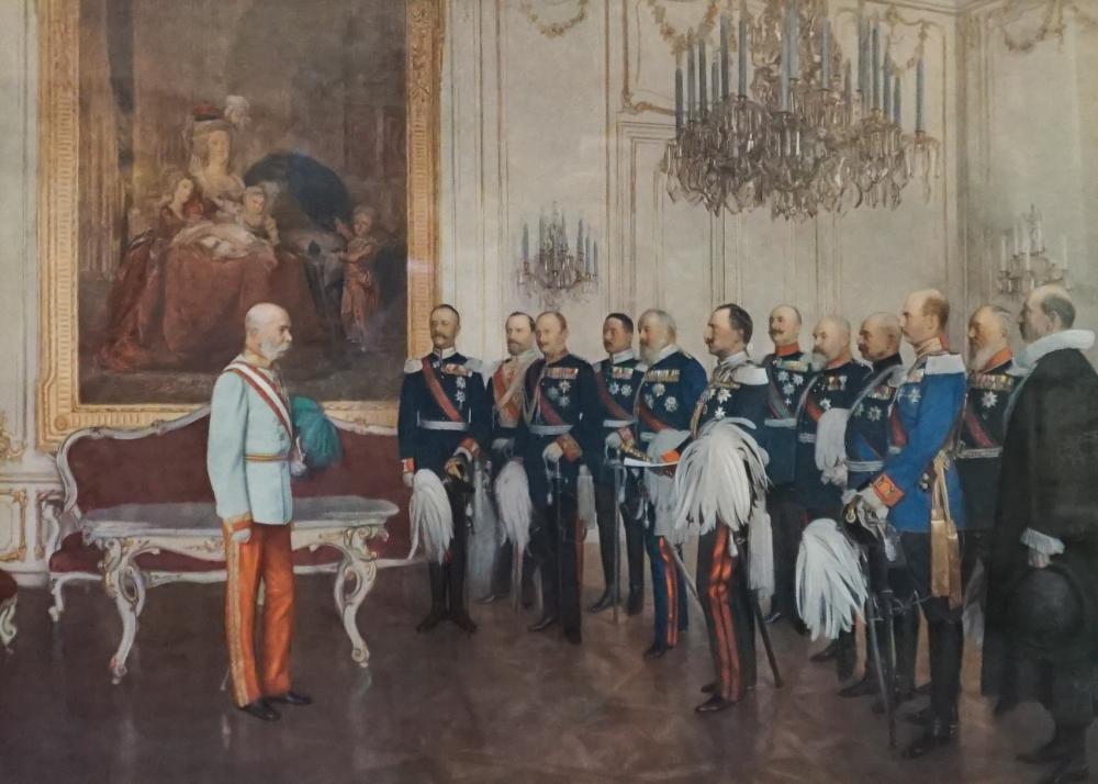 EUROPEAN COURT SCENE, COLOR