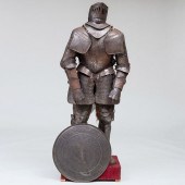 EUROPEAN ENGRAVED METAL SUIT O
