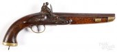 EUROPEAN FLINTLOCK NAVAL PISTO