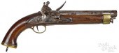 EUROPEAN FLINTLOCK NAVAL PISTO