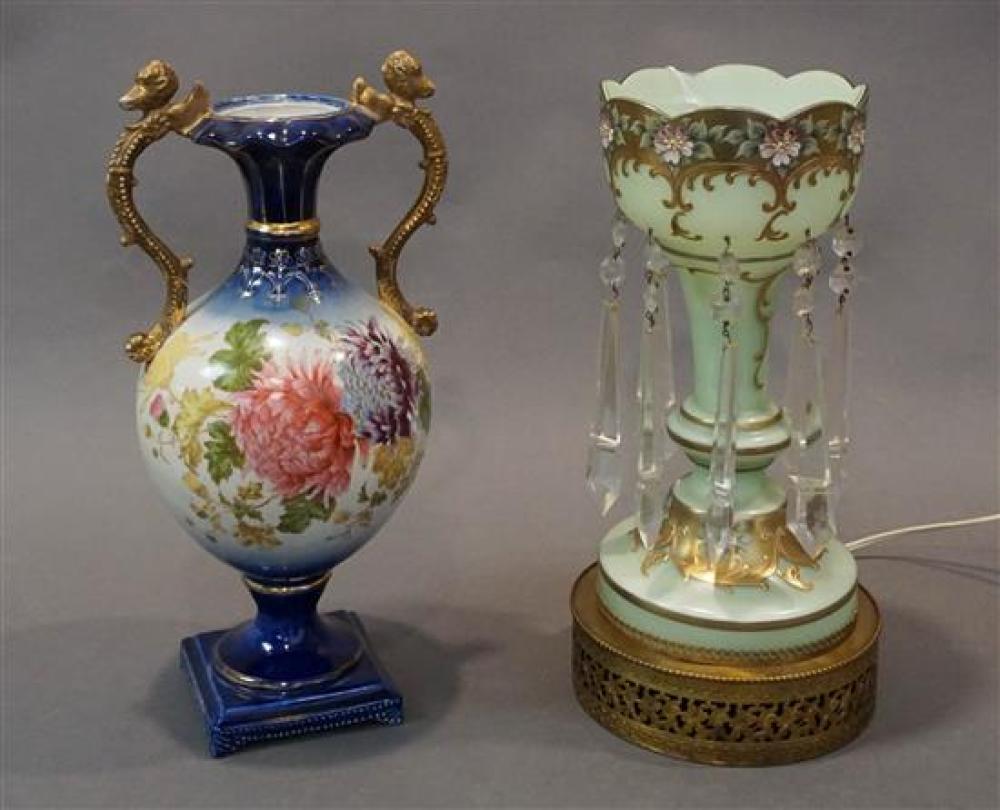 EUROPEAN FLORAL DECORATED PORCELAIN