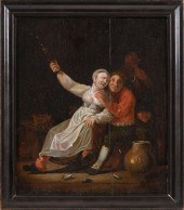 EUROPEAN GENRE SCENE 18TH CENT