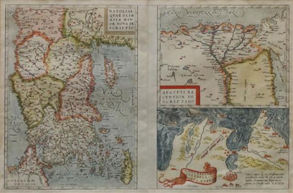 EUROPEAN HAND-COLORED ENGRAVED