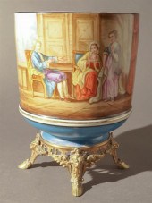 EUROPEAN HAND-PAINTED PORCELAI