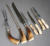 EUROPEAN HORN HANDLE SEVEN-PIE