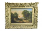 EUROPEAN HUNT SCENE, 19TH C.,