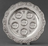 EUROPEAN JUDAICA SILVER SEDER