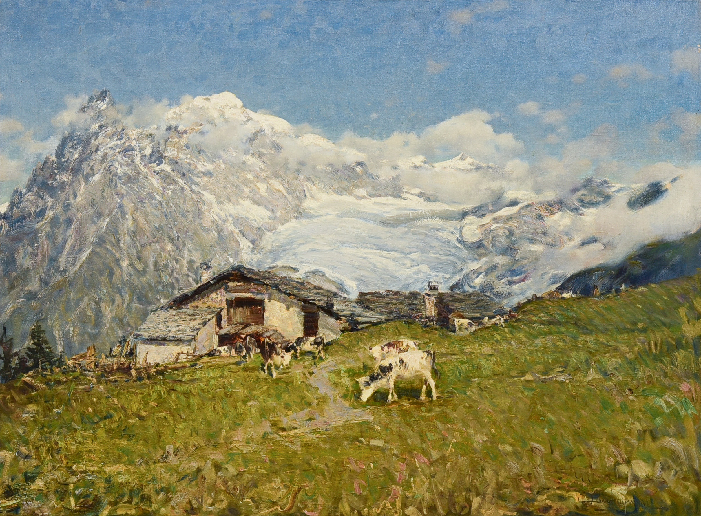 European landscape painting with