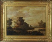 EUROPEAN LANDSCAPE WITH FISHER