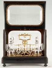 EUROPEAN MAHOGANY TANTALUS OR