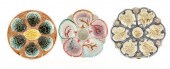 European majolica oyster plate