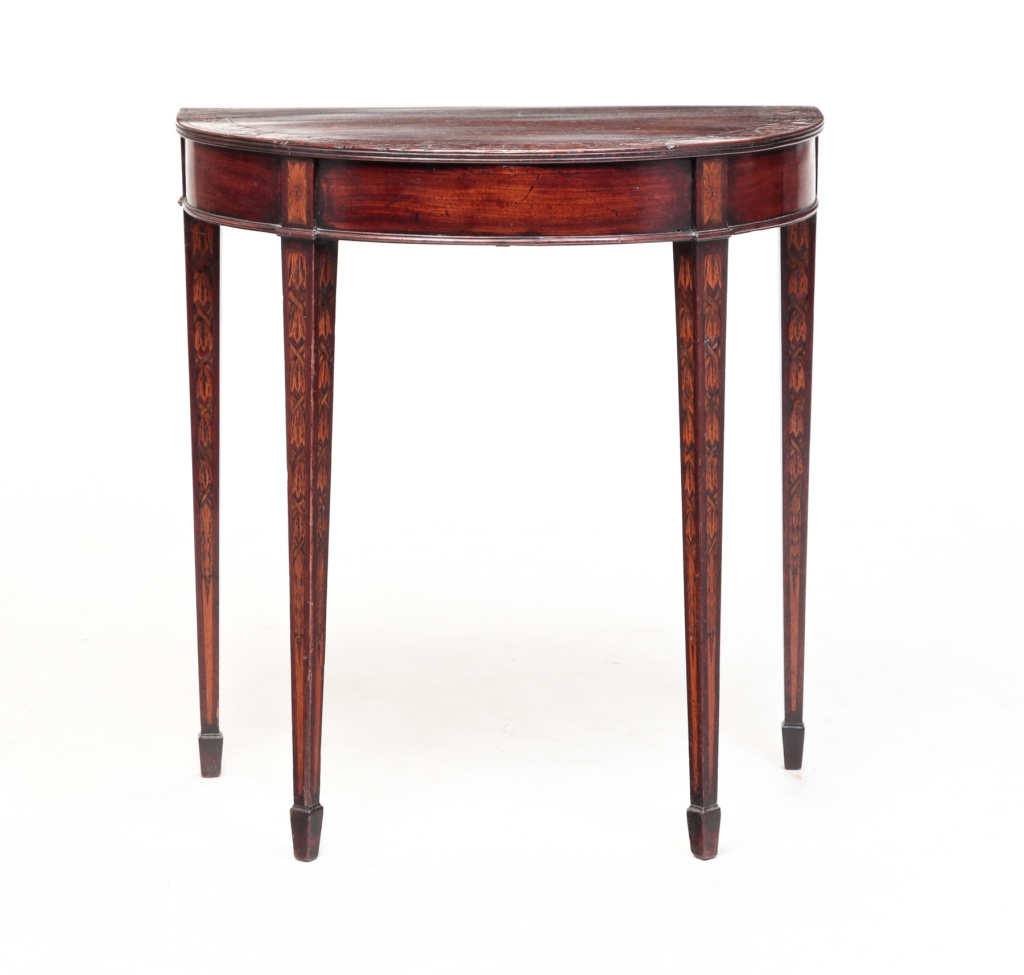 EUROPEAN MARQUETRY DEMILUNE