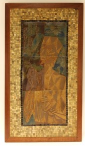 EUROPEAN MCM CUBIST EARTHENWAR