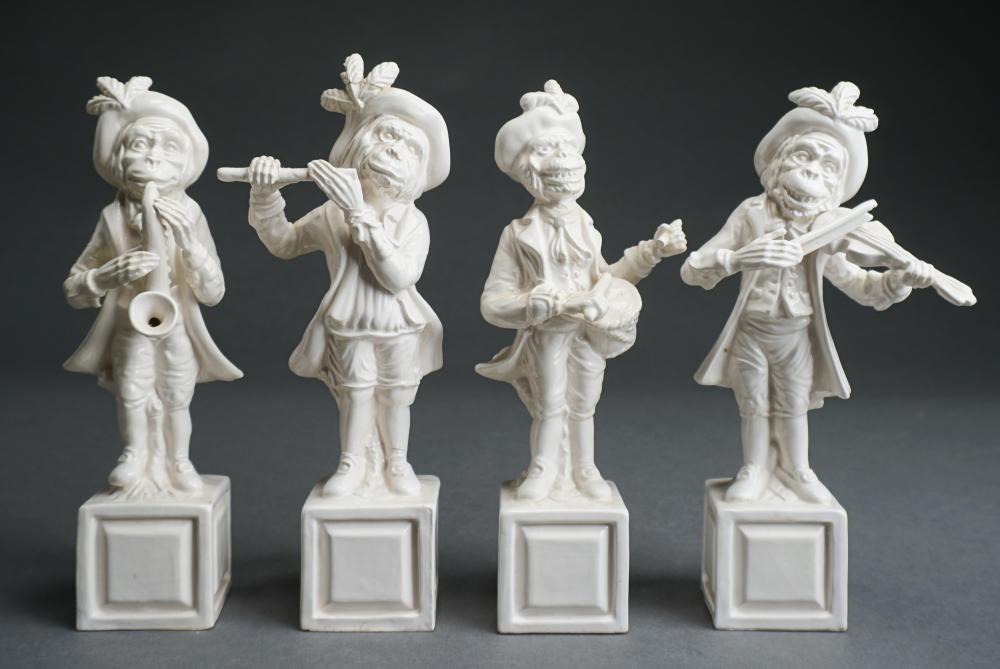 EUROPEAN MEISSEN STYLE WHITE GLAZED