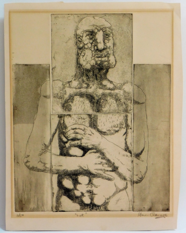 EUROPEAN MODERNIST HOT NUDE MAN