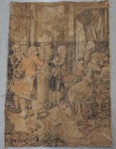 EUROPEAN NEEDLEPOINT TAPESTRY