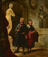 EUROPEAN OIL ON CANVAS GENRE S