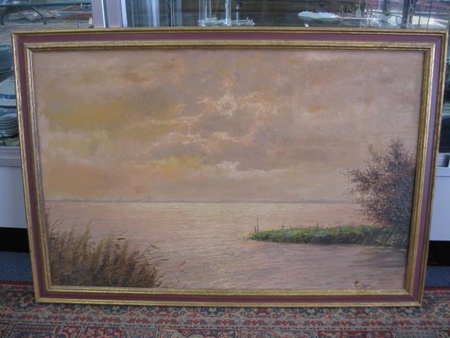 European Oil waterfront landscape