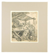 EUROPEAN OLD MASTER DRAWING: N