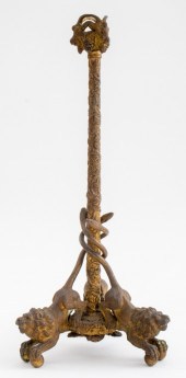 EUROPEAN ORMOLU BRONZE ANIMALI