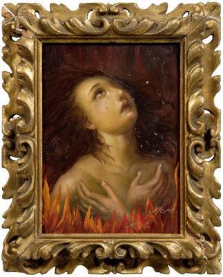 European painting, a martyr