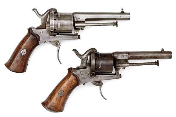 European Pinfire Revolvers Lot of