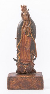 EUROPEAN POLYCHROME SANTOS FIG