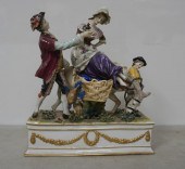 EUROPEAN PORCELAIN FIGURAL GRO