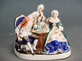 EUROPEAN PORCELAIN FIGURAL GRO