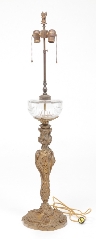 EUROPEAN ROCOCO STYLE BANQUET LAMP.
