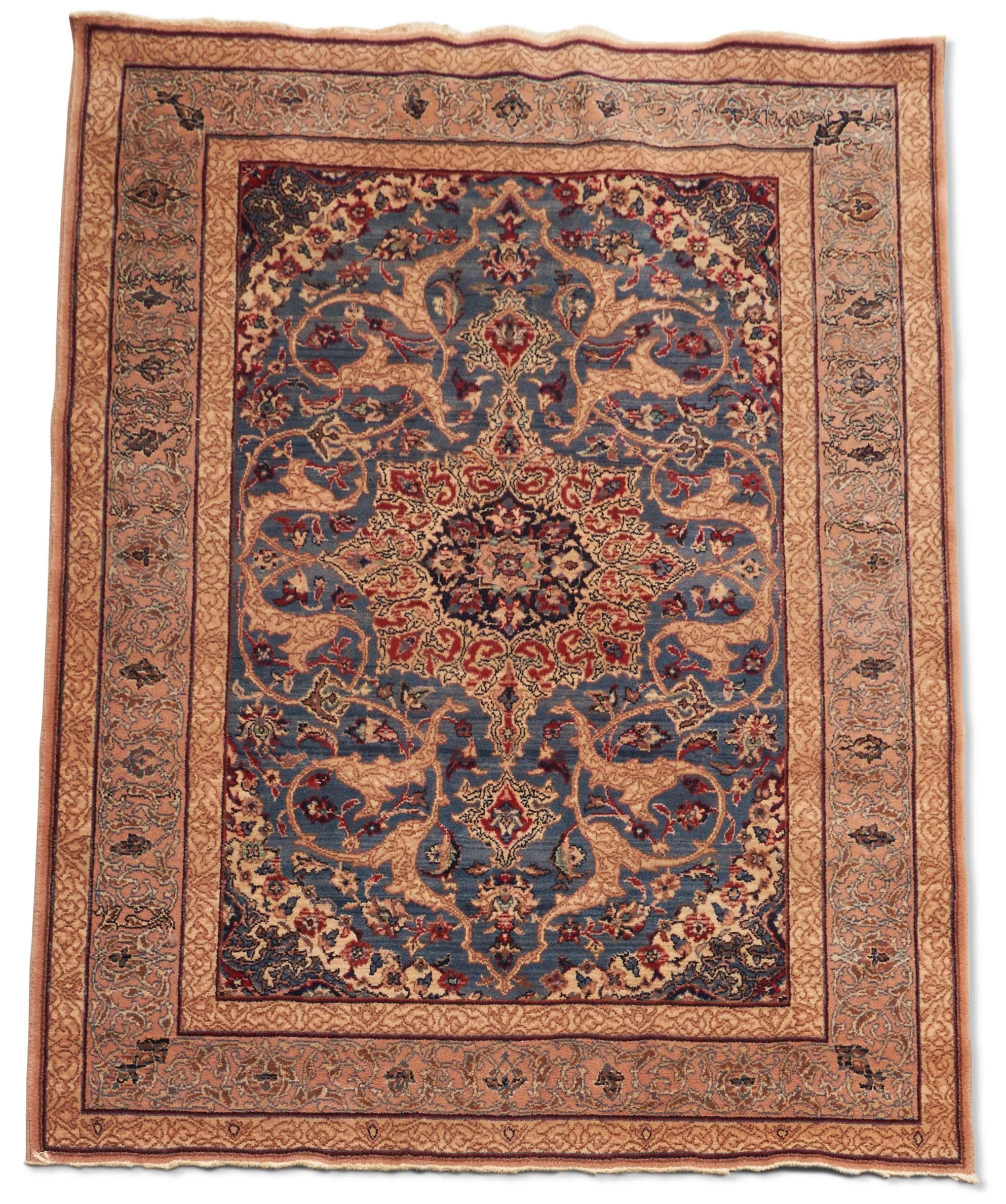 EUROPEAN RUG 74 x 53 1/2 in.
