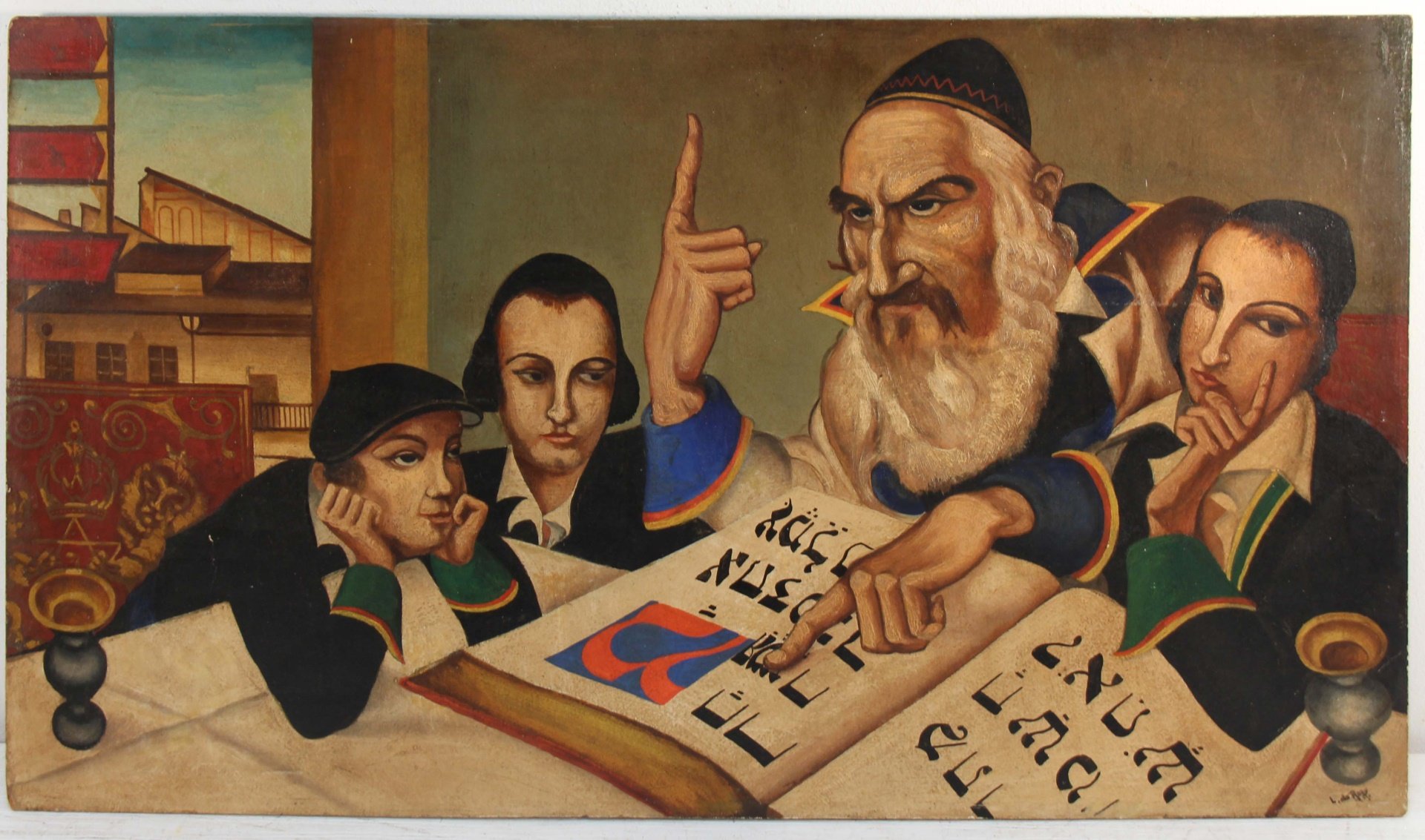 EUROPEAN SCHOOL (20TH CENTURY). Oil