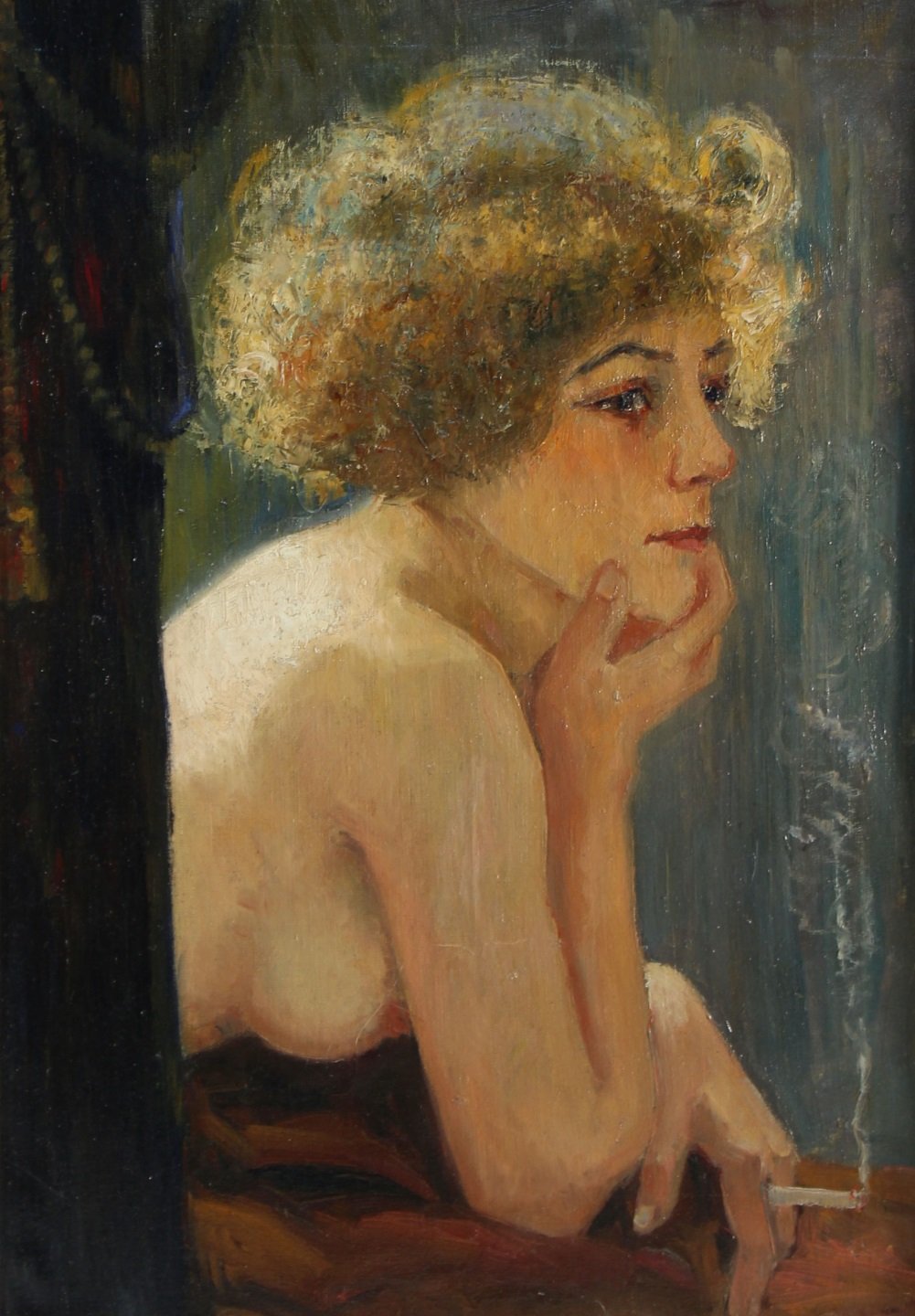 EUROPEAN SCHOOL (20TH CENTURY). Oil