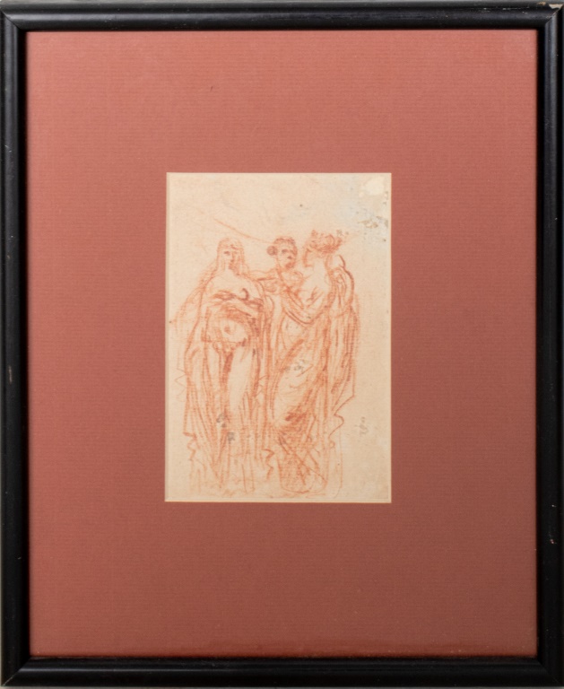EUROPEAN SCHOOL 3 MUSES RED CHALK