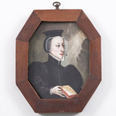 EUROPEAN SCHOOL: A PIOUS WOMAN
