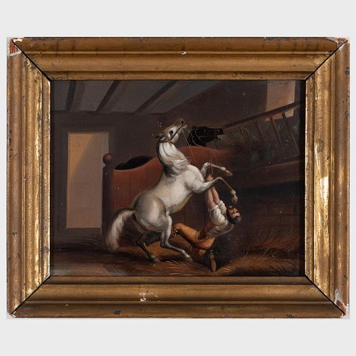 EUROPEAN SCHOOL: BUCKING HORSE: A