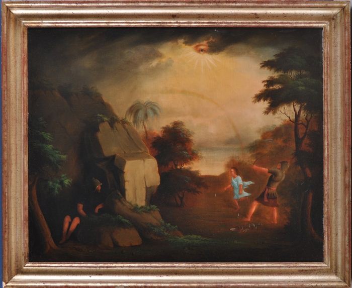EUROPEAN SCHOOL: FANTASY VIEW Oil