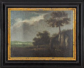 EUROPEAN SCHOOL LANDSCAPE OIL