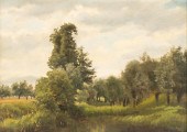 EUROPEAN SCHOOL: LANDSCAPEoil