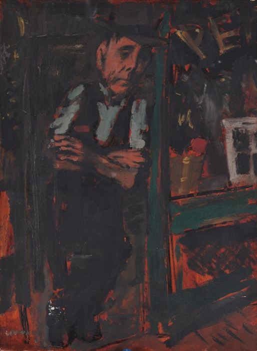 EUROPEAN SCHOOL: LEANING FIGURE