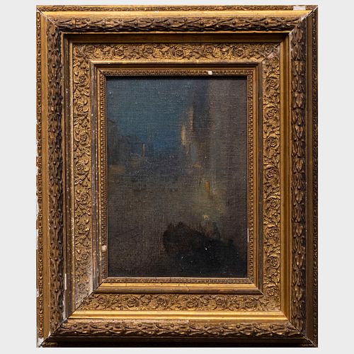 EUROPEAN SCHOOL: NOCTURNEOil on