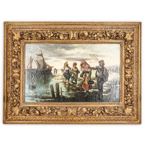 EUROPEAN SCHOOL OIL ON CANVAS