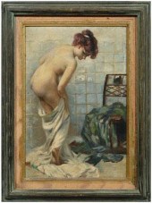 European School painting, nude