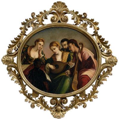 European School painting, young