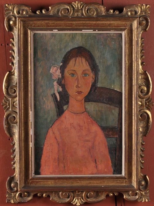 EUROPEAN SCHOOL: PORTRAIT OF A GIRL