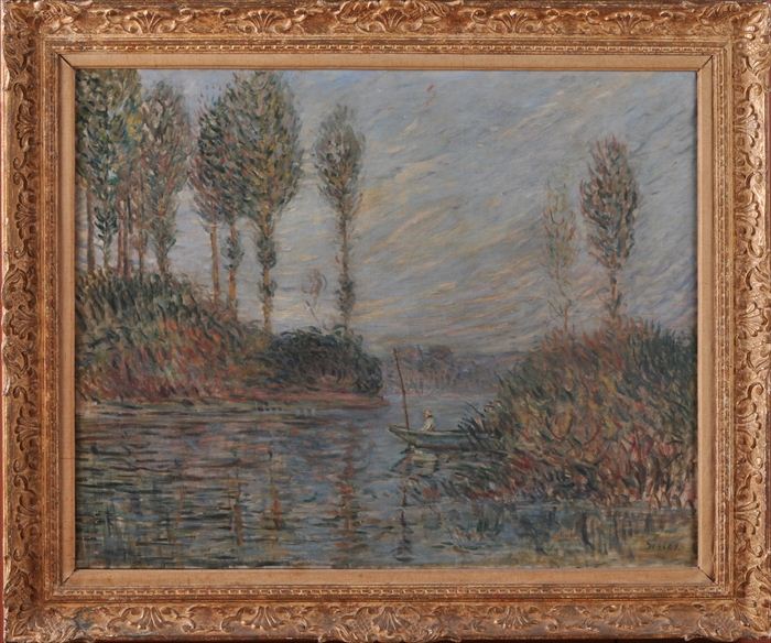 EUROPEAN SCHOOL: RIVER SCENE WITH