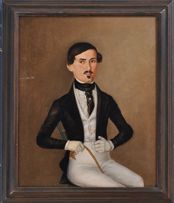 EUROPEAN SCHOOL: SEATED GENTLEMAN